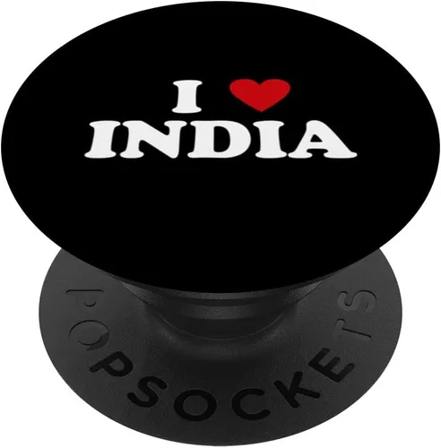 Miniatura 6 de Country Heart Pride - Funny I Love India PopSockets MagSafe PopGrip for iPhone