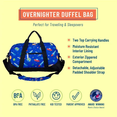 Miniatura 2 de Wildkin - Bolsa de viaje para niños y niñas, tamaño equipaje y perfecto para la práctica después de la escuela o un fin de semana o viaje nocturno