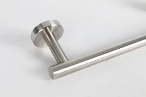 Miniatura 6 de TocTen - Barra de toalla de baño. Soporte de toalla de baño de acero inoxidable grueso SUS304, barra de toalla resistente para cuarto de baño