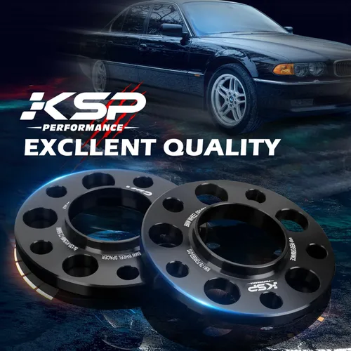 Miniatura 6 de Espaciadores de rueda KSP PERFORMANCE 5X120mm, espaciador forjado de ajuste de 12.7mm centrado en el cubo para E36 E46 E90 E92 E60, 2 piezas de 1/2