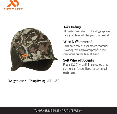Miniatura 2 de First Lite Gorro Tundra Brim