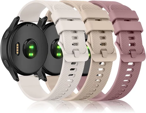 Miniatura 11 de Paquete de 3 correas compatibles con Samsung Galaxy Watch 7 de 1.575 pulgadas, 1.732 pulgadas, 0.787 pulgadas, correas de repuesto deportivas