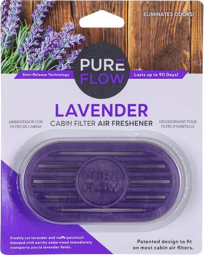 Miniatura 15 de Pureflow Filtro de Cabina Ambientador de Aire con Eliminador de Olores – Se Adapta a la Mayoría de Filtros de Aire de Cabina de Automóviles