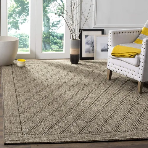 Miniatura 18 de SAFAVIEH Palm Beach Collection - Alfombra decorativa de 2 x 3 pies, diseño de ceniza, sisal y yute, ideal para zonas de alto tráfico en entrada