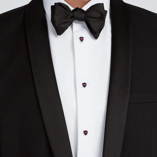 Miniatura 4 de HAWSON Gemelos para hombre con tachuelas de camisa de esmoquin, gemelos y camisa de esmoquin, conjuntos de regalo para bodas y fiestas., Metal