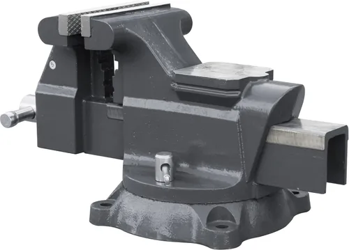 Miniatura 48 de KAKA INDUSTRIAL Prensas de banco de 3 pulgadas de ancho de mandíbula, apertura de mandíbula de 3.5 pulgadas, Base giratoria resistente