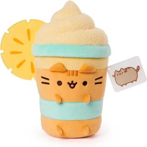 Miniatura 5 de GUND Pusheen Piña Flotador de peluche, gato de peluche para edades de 8 años en adelante, naranja, 9.5 pulgadas