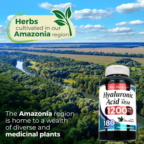 Miniatura 5 de FITO MEDIC'S Laboratorio Ácido hialurónico Cápsulas de ácido hialurónico con MSM, 180 Cápsulas Acido hialurónico