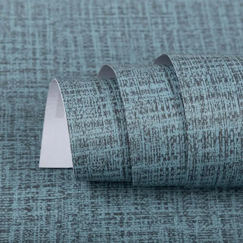 Miniatura 21 de TANONE Papel de Contacto Despegar y Pegar (15.8in x 197in), Papel Tapiz de Tela de Hierba Autoadhesivo Removible, Papel de Pared de Tela de Lino