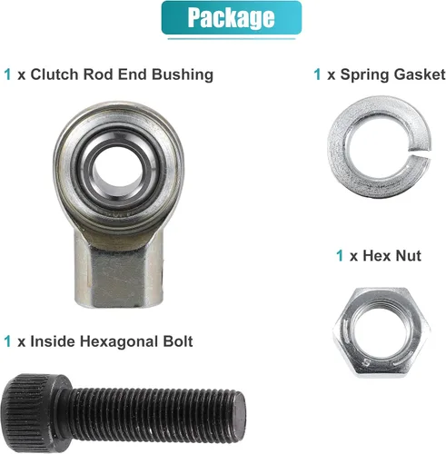 Miniatura 7 de X AUTOHAUX Kit de repuesto de varilla de embrague para Ford F150 F250 F350 F450 F550 1987-1998 1999-2010 Bronco Kit de reparación de bujes
