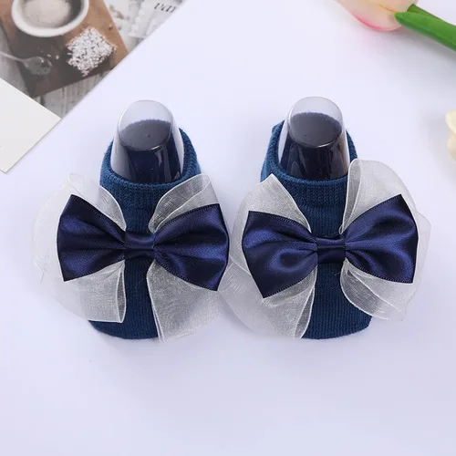 Miniatura 4 de Ropa de bebé de 24 meses para niñas y niños pequeños, calcetines de Bowkot, calcetines para el suelo, calcetines de princesa