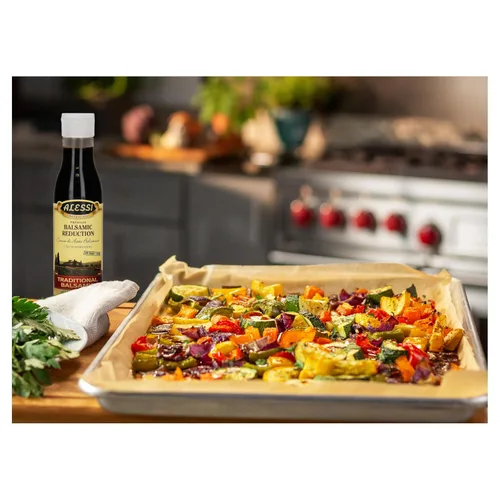 Miniatura 6 de Alessi Reducción de vinagre balsámico, Autentico de Italia, ideal para ensalada Caprese, frutas, quesos, carnes, adobos, balsámico tradicional