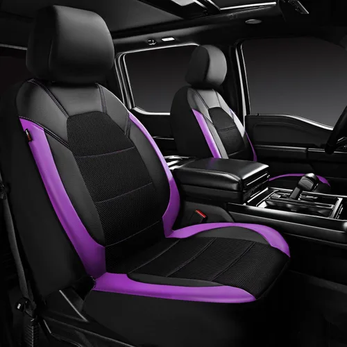 Miniatura 11 de Car Pass - Fundas universales de cuero para asiento de automóvil deportivas que se adaptan a la mayoría de automóviles, SUV, camiones y camionetas