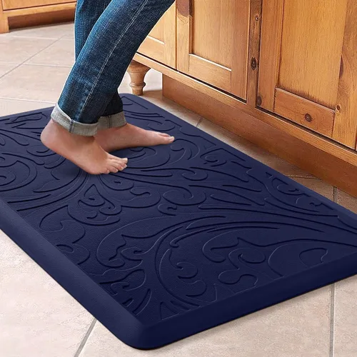 Miniatura 9 de KMAT Tapete de cocina acolchado antifatiga, impermeable, antideslizante, tapete ergonómico cómodo para el hogar, oficina, fregadero, lavandería