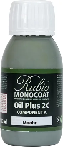 Miniatura 30 de Rubio Monocoat Muestra de Acabado de Aceite para Madera - Puro Aceite Plus Parte A Aceite de Linaza de Secado Rápido y Ecológico para Uso Pure