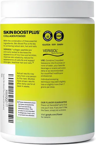 Miniatura 2 de Sparkle Wellness VERISOL - Péptidos de colágeno hidrolizados bioactivos Suplemento de colágeno en polvo con vitamina C y ácido hialurónico