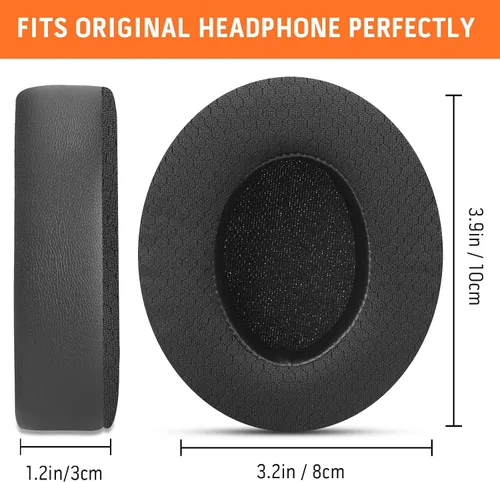 Miniatura 5 de GVOEARS Studio - Almohadillas de repuesto para auriculares inalámbricos con cable para Beats Studio 2 B0500 B0501/Studio 3 con cable, almohadillas
