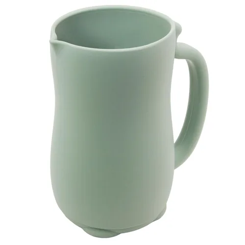 Miniatura 11 de mandoo Taza de enjuague de baño para bebés, silicona de grado alimenticio, taza de enjuague para champú y lavado corporal para niños con mango