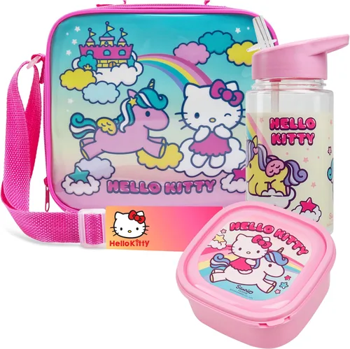 Miniatura 5 de Get Trend Sonic the Hedgehog - Lonchera para niños (3 piezas) Bolsa de almuerzo aislada para niños con botella de agua sin BPA y caja
