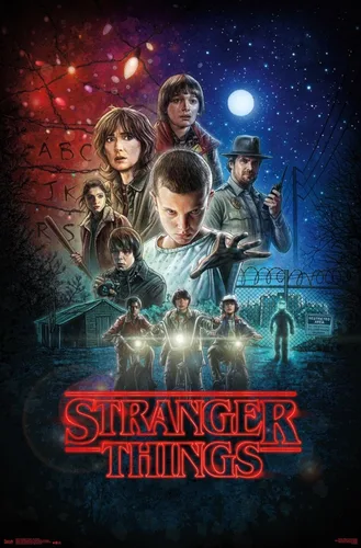 Miniatura 19 de Trends International Netflix Stranger Things - Póster de pared de una hoja, 14.725 x 22.375 pulgadas, versión enmarcada de madera de granero
