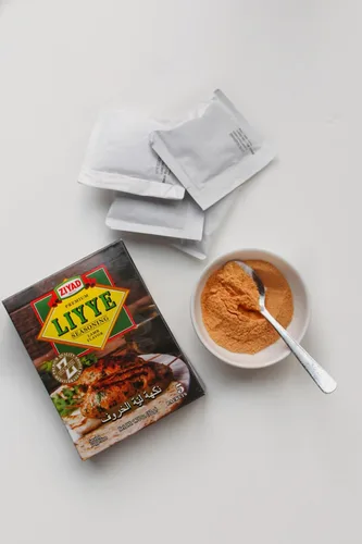 Miniatura 5 de Ziyad Liyye premium, polvo sazonado de cordero, mejora la carne, pollo, arroz, pilafs, verduras asadas y sopas. 5 paquetes, 0.35 oz por paquete