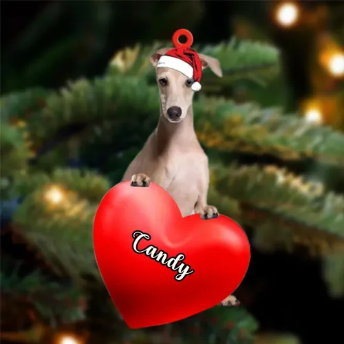 Miniatura 106 de Adornos de Navidad personalizados para perros, nombre personalizado, adorno de Malamute de Alaska, adornos acrílicos, regalos de Navidad, amantes