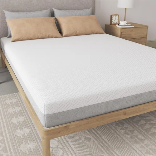 Miniatura 6 de NapQueen Colchón de espuma viscoelástica individual XL de 8 pulgadas, sensación media, certificado CertiPUR-US, cama en una caja, funda de tela