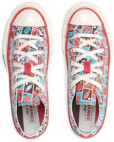 Miniatura 4 de Converse Youth Chuck 70 Ox Frozen Treats Soft RedBaltic BlueEgret A00519F