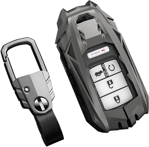 Miniatura 57 de Funda para llavero Nissan con llavero, elegante y duradera funda de protección de aleación de zinc compatible con Altima Maxima Rogue Armada