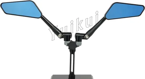 Miniatura 3 de Motocicleta Universal Espejos CNC Aluminio Espejo M10 M8 Espejo retrovisor duradero para Yamaha FZ-09 2014-2017/FZ1 N 2006-2015/XSR
