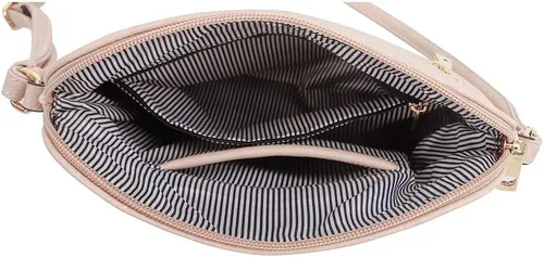 Miniatura 5 de SG SUGU - Bolsa cruzada Lunar ligera y de tamaño mediano, forma de cúpula, bolsa de hombro con borla, bolsillo con cremallera, correa ajustable