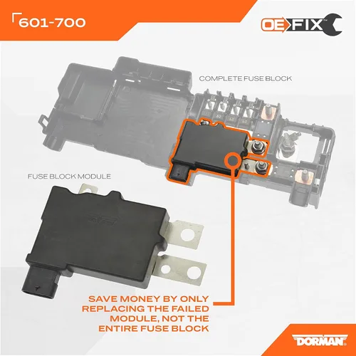 Miniatura 2 de Dorman 601-700 - Módulo de bloque de fusibles compatible con modelos selectos de Chevrolet (OE FIX)