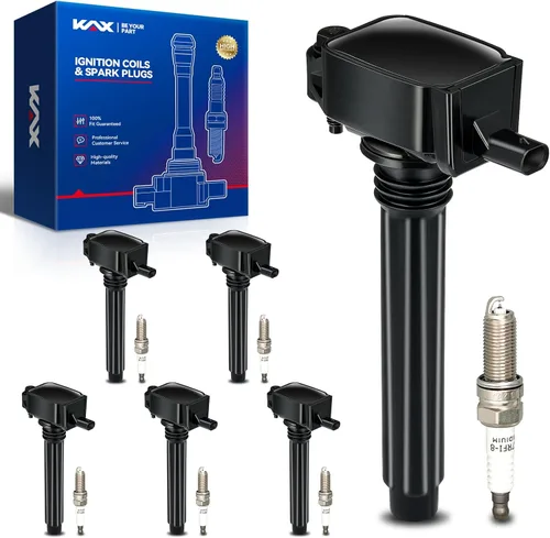 Miniatura 59 de Bobina de encendido KAX UF569 6 paquetes Compatible con Buick Enclave Cadillac SRX STS ATS CTS Chevy Malibu Impala Traverse Pontiac Saab Saturn