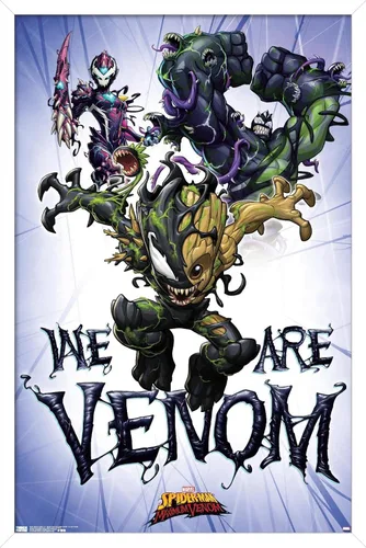 Miniatura 14 de Trends International Marvel Comics TV - Póster de pared de Spider- Man: Maximum Venom - We Are Venom, 22.375 x 34 pulgadas, versión enmarcada