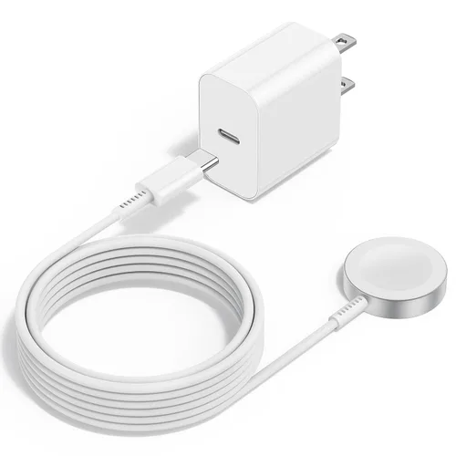 Miniatura 16 de Upgraded Apple Watch Charger, Magnetic Fast Charger, USB C Charger Block Plug Adapter with 3FT iWatch Portable Wireless Fast Charging Cable Cord for