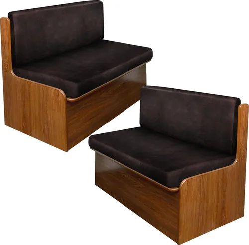 Miniatura 17 de Fundas de cojín tipo cuero para sofá, juego de fundas protectoras de muebles para sillón seccional, sofá biplaza de tela de elastano elástica