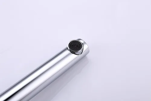 Miniatura 7 de SUMERAIN Grifo de montaje en pared para fregadero de baño, grifo de baño cromado moderno con válvula de latón Cromo