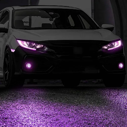 Miniatura 12 de TOMALL 3 pares de vinilos para luz antiniebla para faros delanteros laterales para Honda Civic 2016-2021, calcomanías autoadhesivas de vinilo