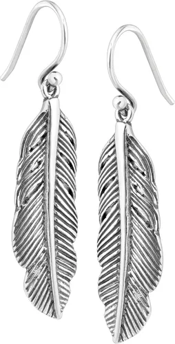 Miniatura 7 de Silpada Pendientes colgantes 'pluma grabada' en plata de ley, Plata de ley Turquesa Coral, Sin piedra no conocido