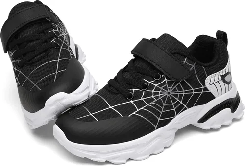 Miniatura 3 de Wolidio Zapatos deportivos ligeros para niños y niñas pequeños y grandes, transpirables, deportivas, atléticas, para entrenamiento cruzado