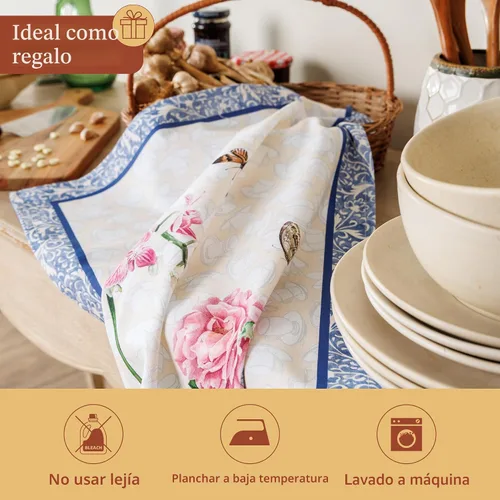 Miniatura 5 de Maison d' Hermine - Paños de cocina de 100% algodón, paños de cocina absorbentes para el hogar, cocina, comedor, cócteles y campamento, Canton, 002
