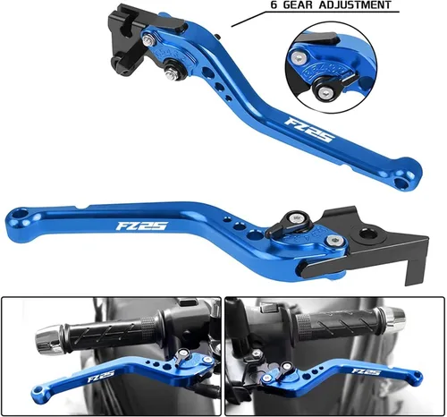 Miniatura 5 de Palancas Manillar Manetas de embrague de freno de motocicleta Accesorios Manijas Palancas para Yamaha FZ 25 FZ25 FZ-25 2017-2020