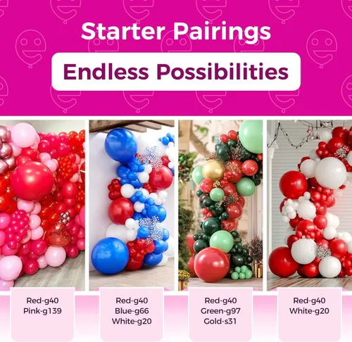 Miniatura 101 de Bezente - Globos de 5 pulgadas de látex redondos pequeños para revelación de género, despedidas de soltera, cumpleaños, bodas y aniversarios, aptos
