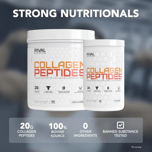 Miniatura 3 de RIVAL NUTRITION Péptidos de Colágeno 10.58 oz - 15 Serv.