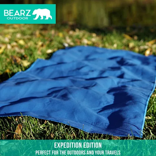 Miniatura 8 de BEARZ - Juego de toallas de microfibra para exteriores, toallas de microfibra para el cuerpo, toalla de entrenamiento, toalla de campamento, toalla