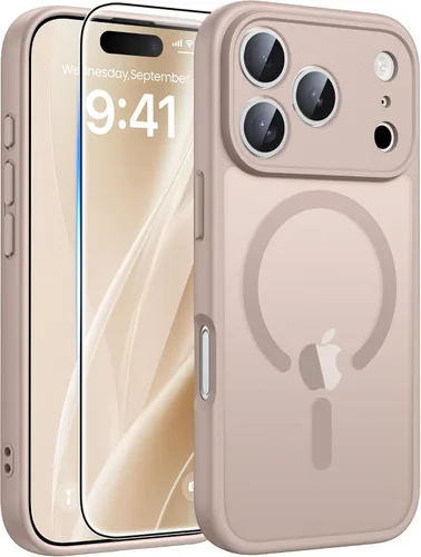 Miniatura 179 de FNTCASE - Funda para iPhone 16 Pro: magnética, mate, translúcida, de grado militar, protectora contra caídas, resistente, fina, duradera y a prueba