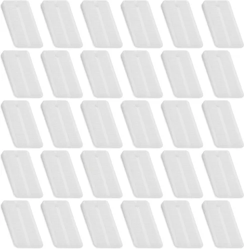 Miniatura 9 de Qualihome Cuñas de plástico de nailon para nivelar – Cuñas de plástico transparente para muebles del hogar, inodoro, cama, cuñas de mesa