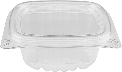 Miniatura 7 de Karat Recipientes Deli Transparentes de Concha de Almeja de PET de 4 onzas - Resistentes a Fugas, Sellado Fácil para Frescura, Ideales
