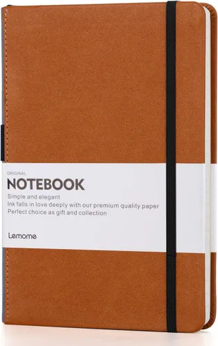 Lemome Cuaderno de bocetos en blanco con papel grueso de primera calidad, regalo divisores, tapa dura, liso, A5, 8.4 x 5.7 pulgadas