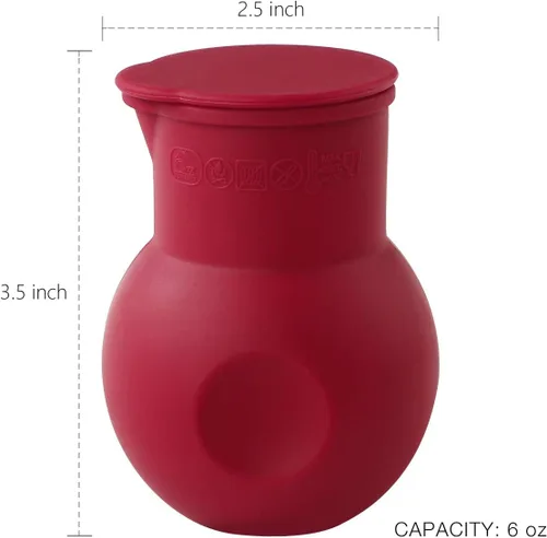Miniatura 3 de Webake Olla de silicona para derretir y verter chocolate para microondas, calentador de mantequilla de caramelo para molde, salsa de calor, jarabe